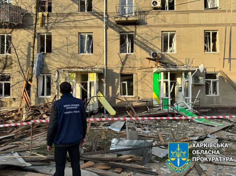 Ночной обстрел Харькова: в полиции показали первые кадры атаки (видео)