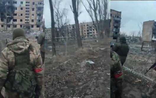 Occupiers are walking through destroyed Avdiivka: "What silence! No city bustle - no cars, no people. Only smell of burning and corpses". VIDEO