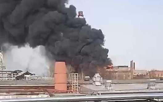Elektroizolit plant is on fire in Moscow region. VIDEO