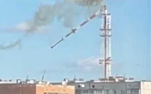 Prosecutor’s Office: Enemy attack on Kharkiv TV tower was launched by X-59 missile. VIDEO