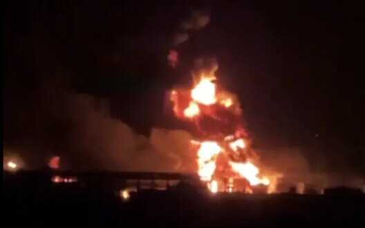 In temporarily occupied Luhansk, Russian oil depot burned down: infrastructure was destroyed. PHOTO