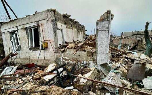 Strike in Zaporizhzhia: 3 private houses destroyed, over 80 damaged. PHOTOS