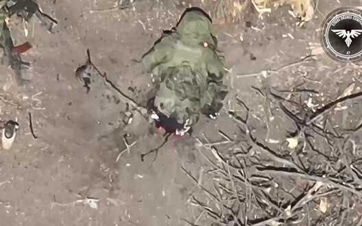 Lost both legs: kamikaze drone eliminated occupier in Avdiivka direction. VIDEO