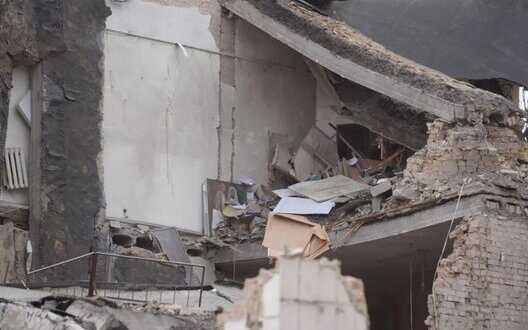 Part of building of Boichuk Academy of Decorative and Applied Arts and Design in Kyiv was destroyed as result of fall of enemy missile fragments - Ministry of Culture. PHOTOS