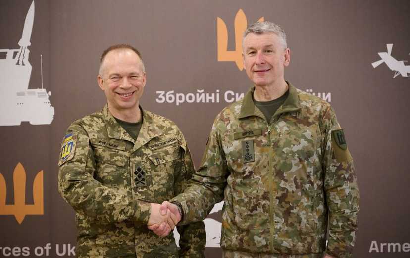Сырский встретился с военным руководством Литвы: о чем говорили