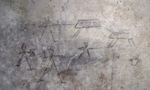 Археологи нашли в Помпеях детские рисунки